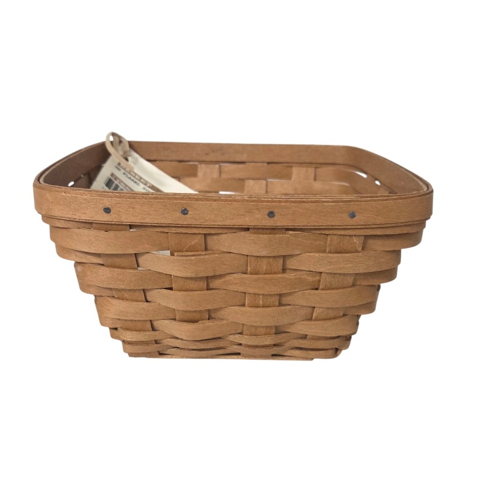 Longaberger 2009 Small Woven Berry Basket No Handle Country Cabin Signed Dated